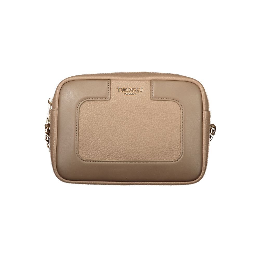 Twinset Brown Polyethylene Handbag