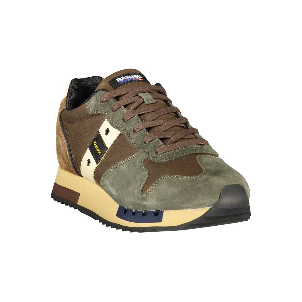 Blauer Brown Polyester Athletic Sneakers