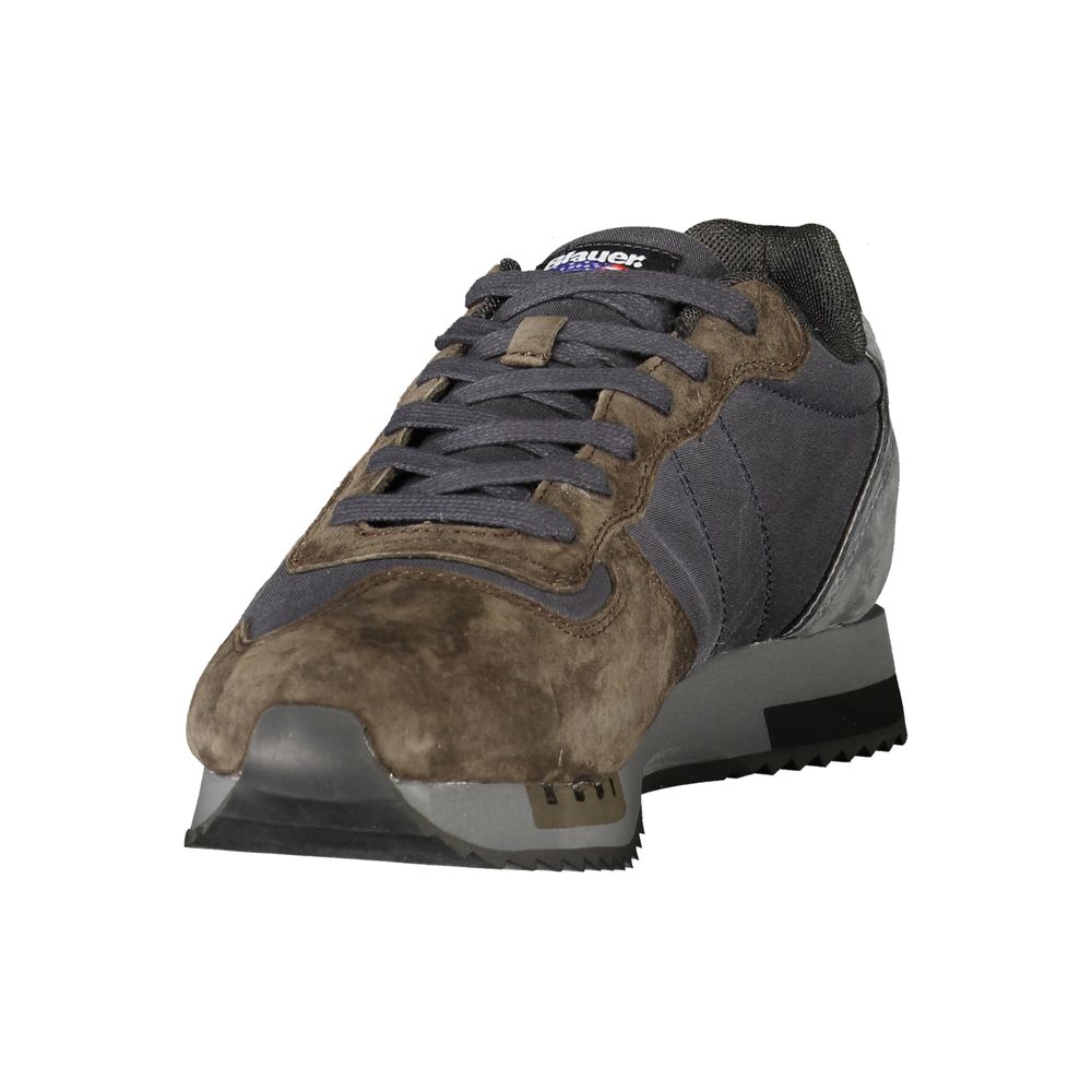 Blauer Gray Polyester Athletic Sneakers