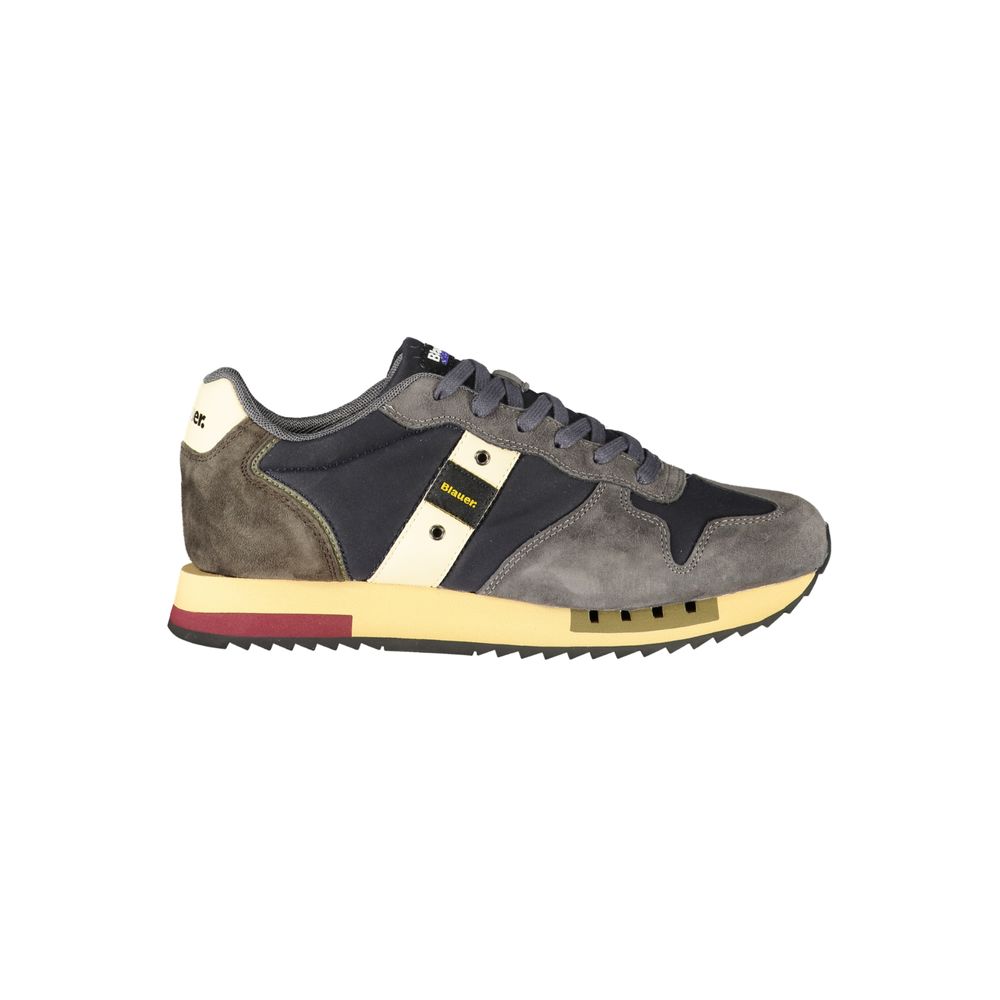 Blauer Blue Polyester Athletic Sneakers
