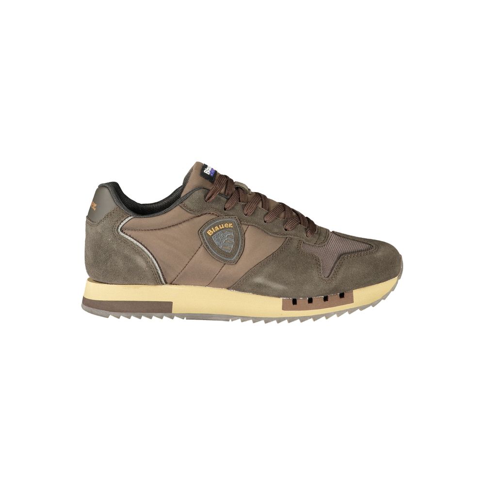 Blauer Brown Polyester Athletic Sneakers