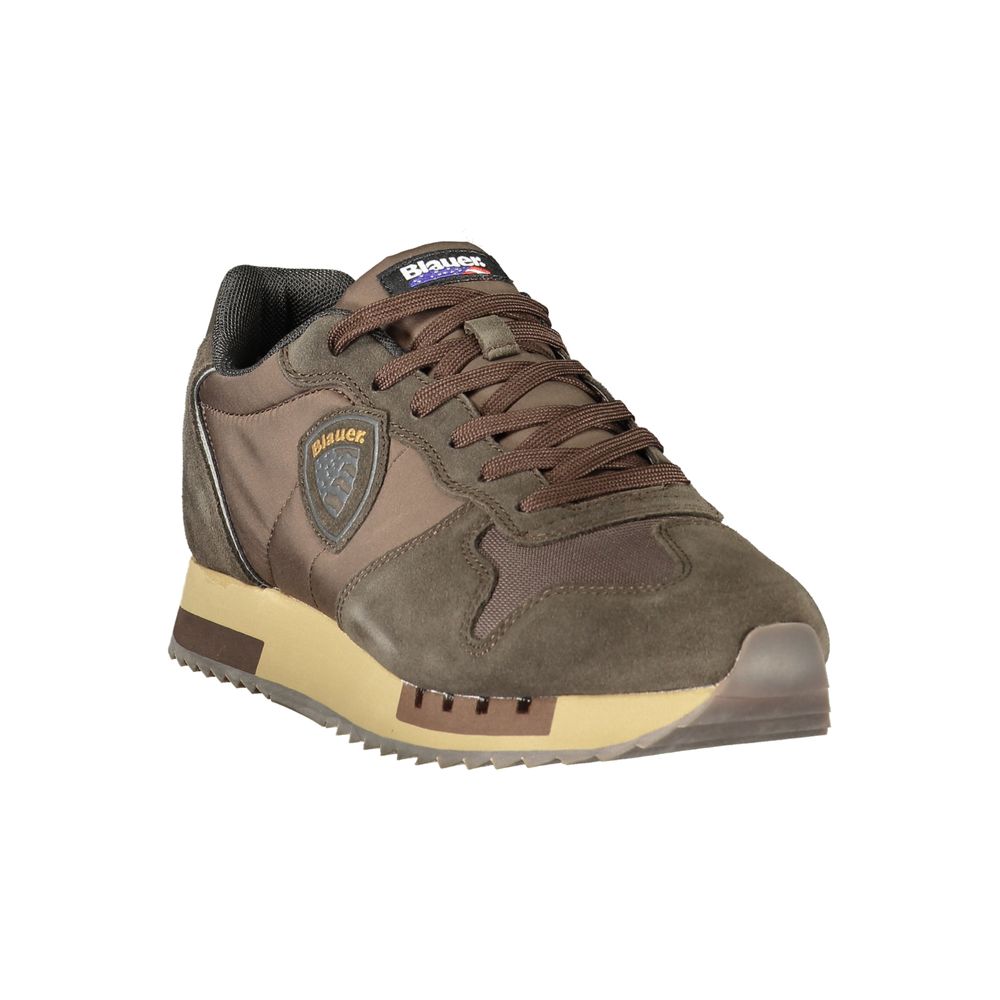 Blauer Brown Polyester Athletic Sneakers