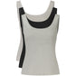 Calvin Klein Black Cotton Tank Tops