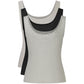 Calvin Klein Black Cotton Tank Tops