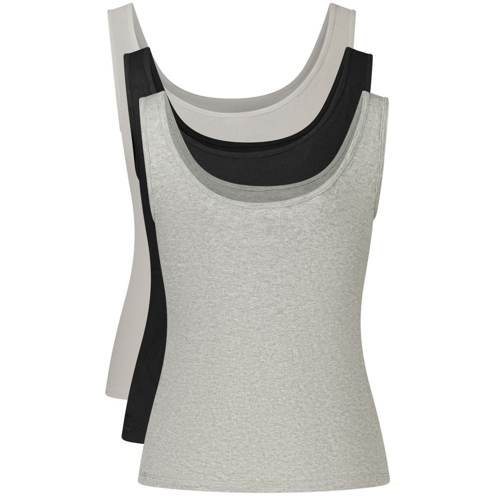 Calvin Klein Black Cotton Tank Tops