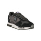 Blauer Black Polyester Athletic Sneakers