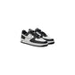 Nike Black And White Leather Low Top Sneakers