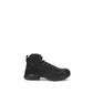 ROA Black Rubber Lace-Up Boots