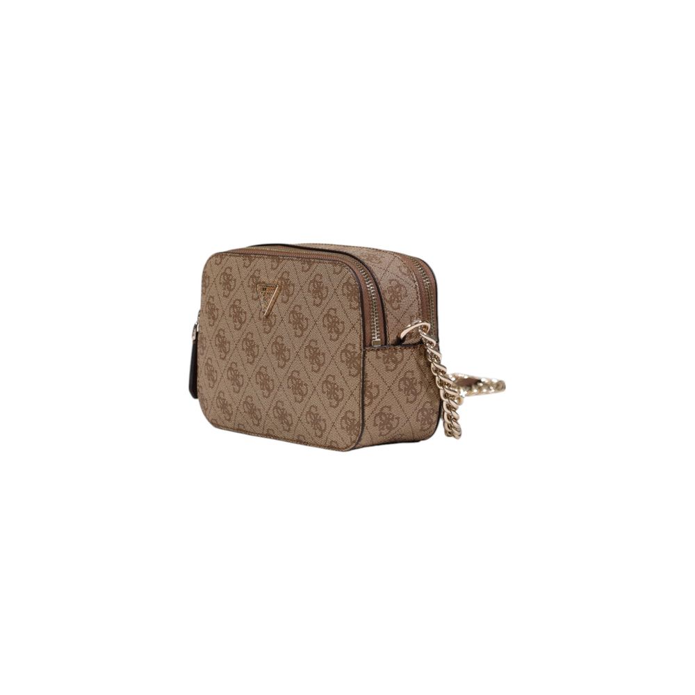 Guess Brown Polyethylene Handbag