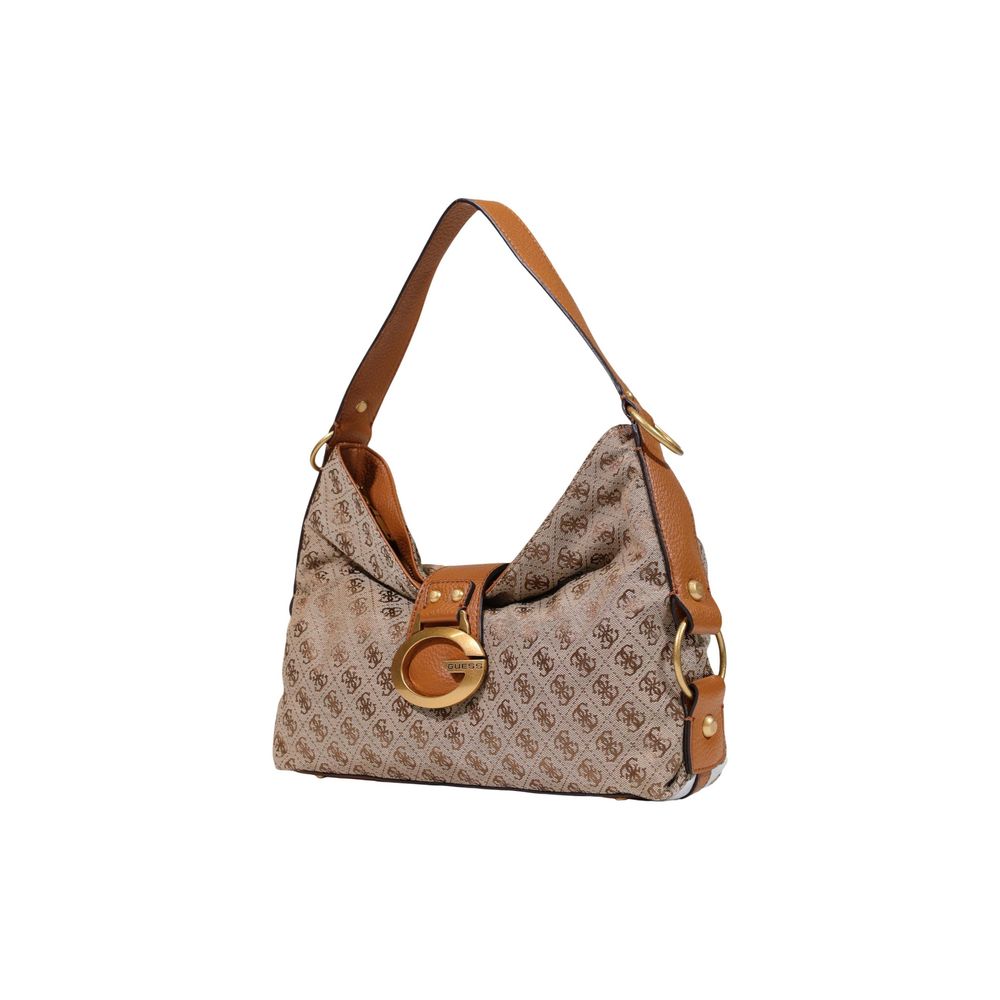Guess Beige Polyester Handbag