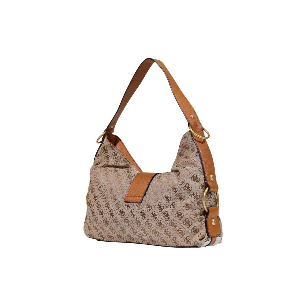 Guess Beige Polyester Handbag