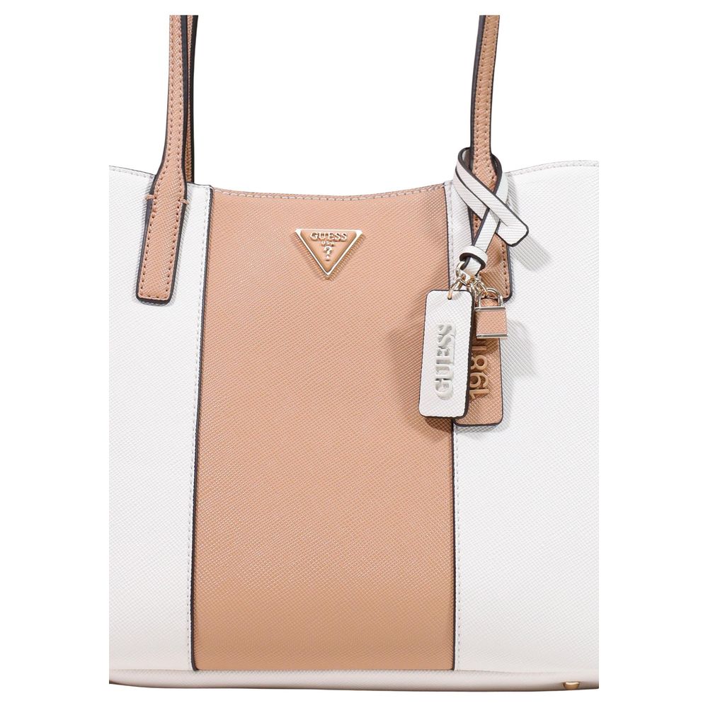 Guess Beige Polyethylene Handbag