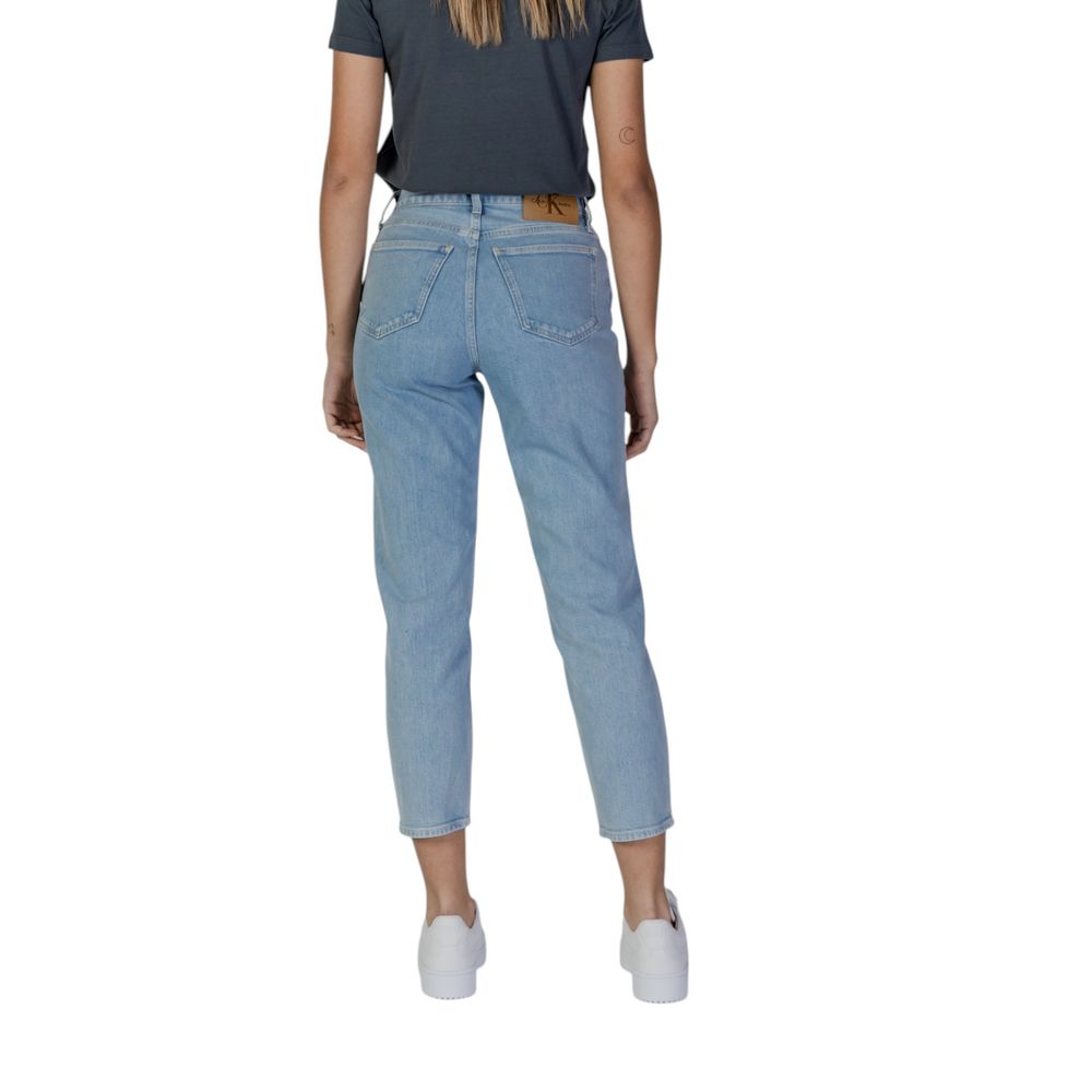 Calvin Klein Jeans Light Blue Cotton Mom Jeans