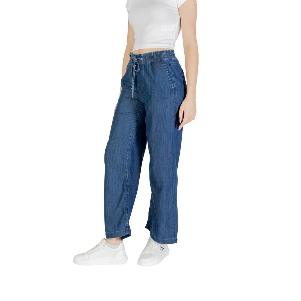 Street One Blue Lyocell Mom Jeans