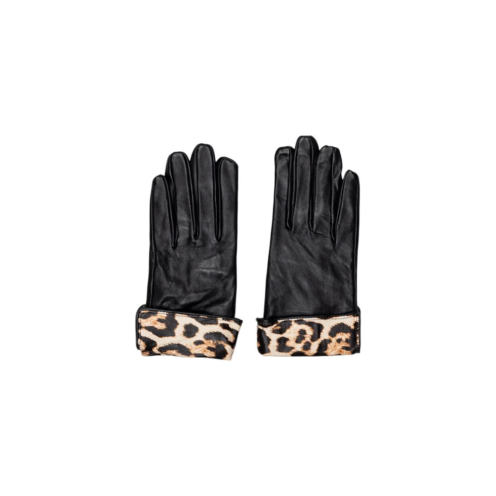 Pieces Black Leather Gloves