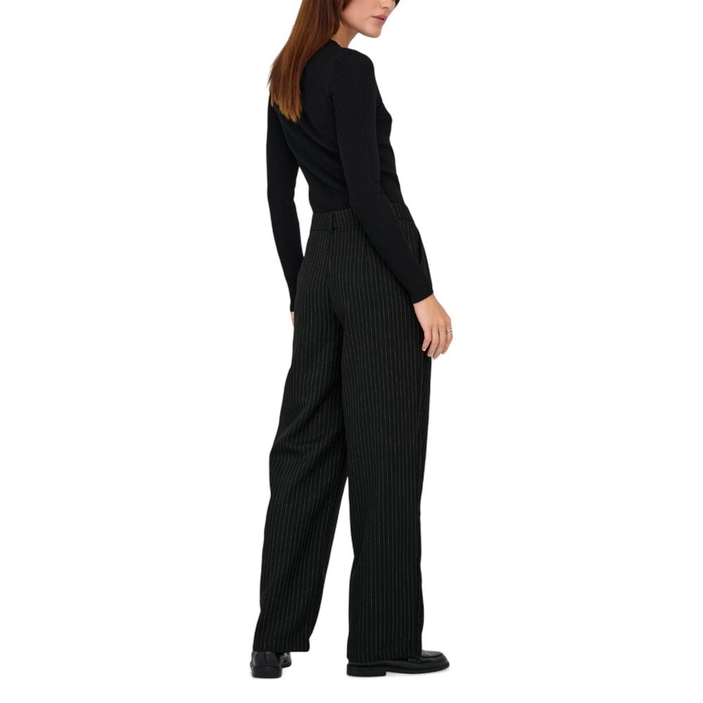Only Black Recycled Polyester Casual Pants