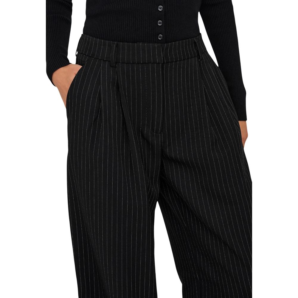 Only Black Recycled Polyester Casual Pants