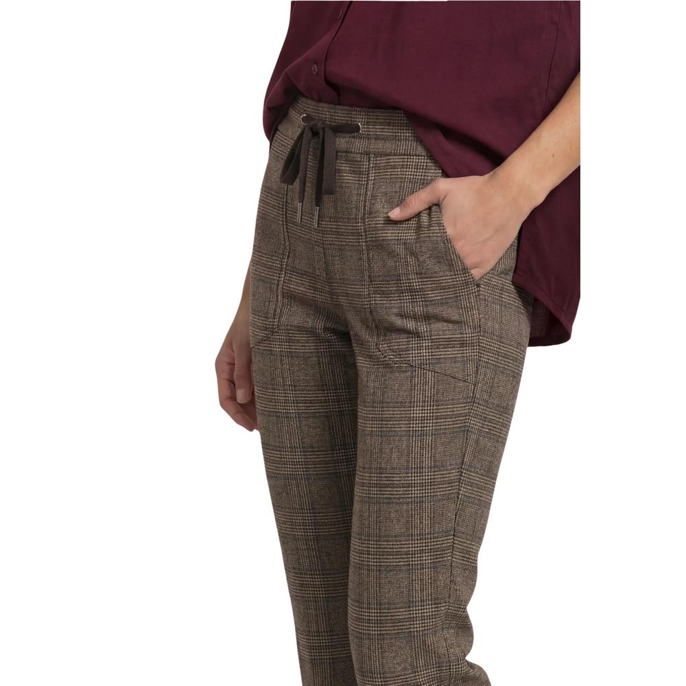 Street One Brown Polyester Casual Pants