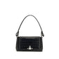 Vivienne Westwood Black Calf Leather Bos Taurus Shoulder Bag