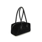 Vivienne Westwood Black Calf Leather Bos Taurus Shoulder Bag