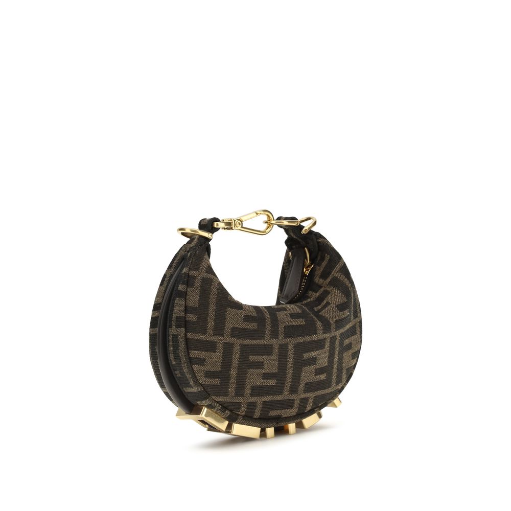 Fendi Brown Polyamide Shoulder Bag