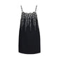 Valentino Garavani Black Wool Oves Aries Cocktail Dress