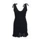 Alessandra Rich Black Cotton Casual Dress