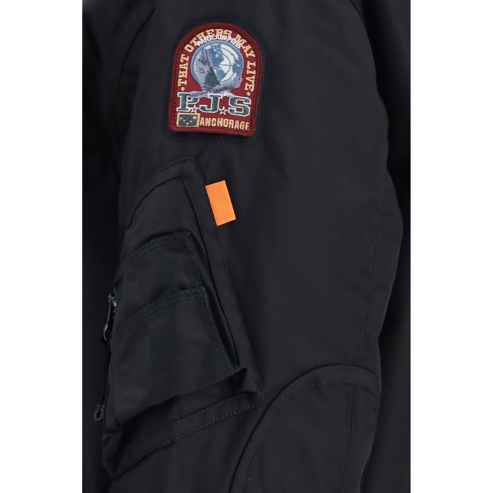 Parajumpers Black Polyamide Bomber