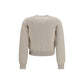 Maison Kitsuné Beige Cotton Cardigan