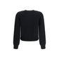 Maison Kitsuné Black Cotton Cardigan