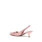 Prada Multicolor Satin Mid Heel Pumps