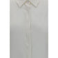 Ella White Silk Dress Shirt