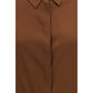 Ella Brown Silk Blouse
