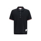 Thom Browne Black Cotton Polo Shirt