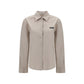 Miu Miu Gray Cotton Dress Shirt