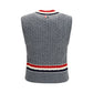 Thom Browne Gray Wool Oves Aries Sleeveles Sweater