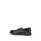 Ferragamo Black Calf Leather Bos Taurus Slip-On Loafers