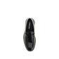 Ferragamo Black Calf Leather Bos Taurus Slip-On Loafers