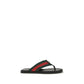 Gucci Black Nylon Flip-Flop Sandals