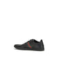 Gucci Black Calf Leather Bos Taurus Low Top Sneakers