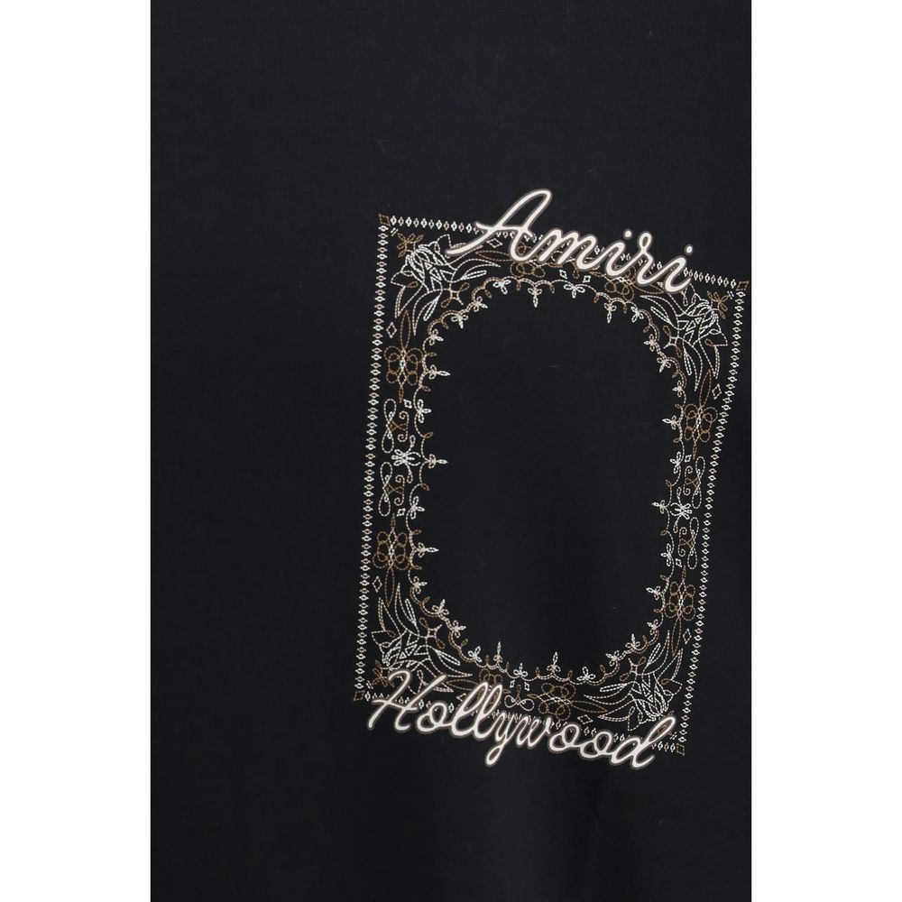 Amiri Black Cotton T-Shirt