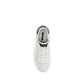 Dolce & Gabbana White Calf Leather Bos Taurus Low Top Sneakers
