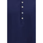 Thom Browne Blue Cotton Polo Shirt