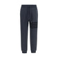 Thom Browne Gray Cotton Joggers (Workout Pants)