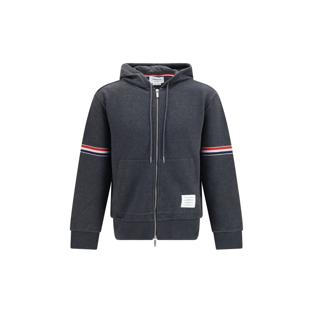 Thom Browne Gray Cotton Sweatshirt
