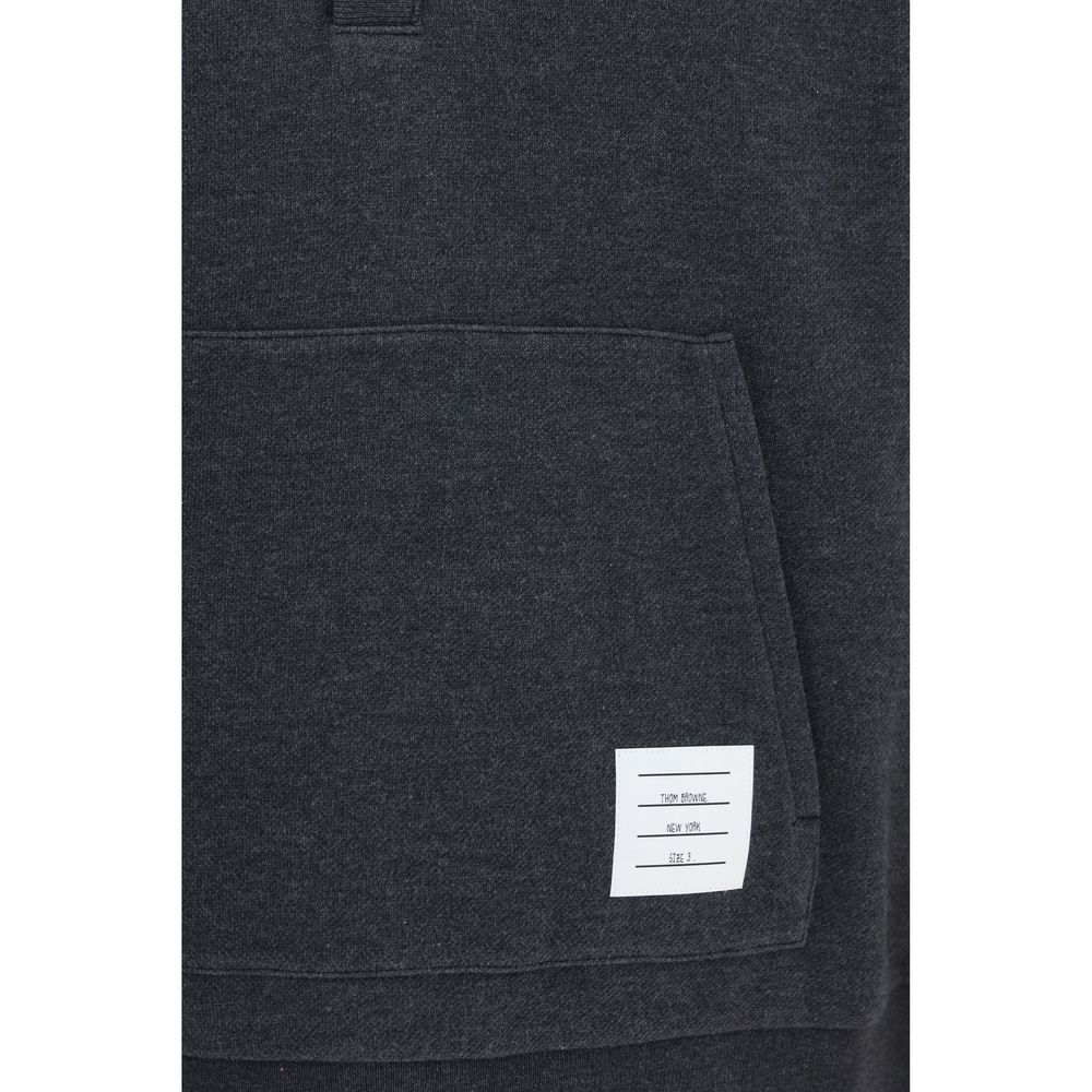 Thom Browne Gray Cotton Sweatshirt