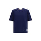 Thom Browne Blue Cotton T-Shirt