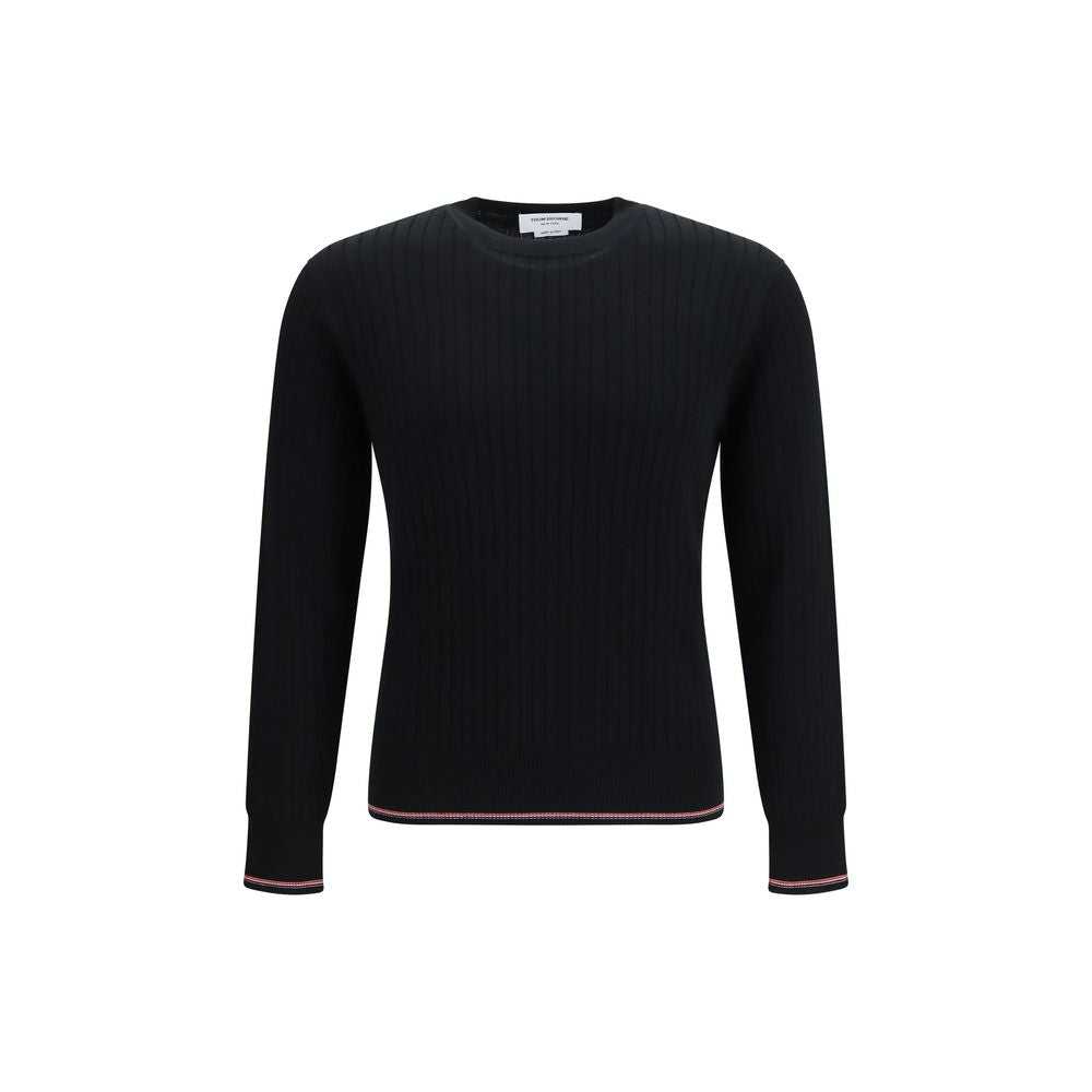 Thom Browne Black Wool Oves Aries Sweatshirt