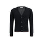 Thom Browne Black Wool Oves Aries Cardigan