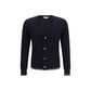 Thom Browne Blue Wool Oves Aries Cardigan